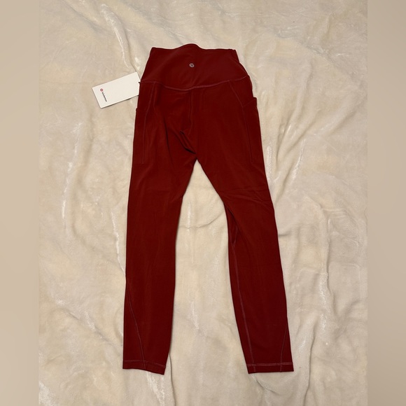 Lululemon Align High-Rise Pant with Pockets 25" color Mulled Wine size 4 - Picture 5 of 6